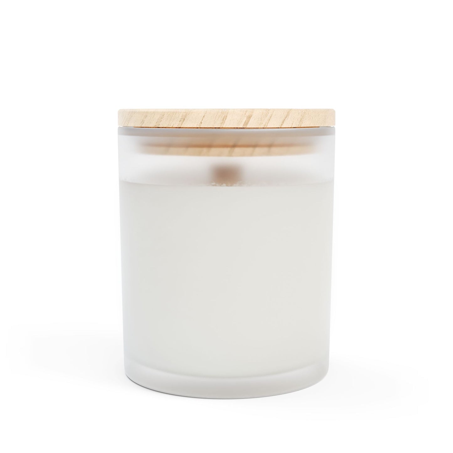 Butterfly Premium Wood Wick Frosted Glass Candle, 11oz